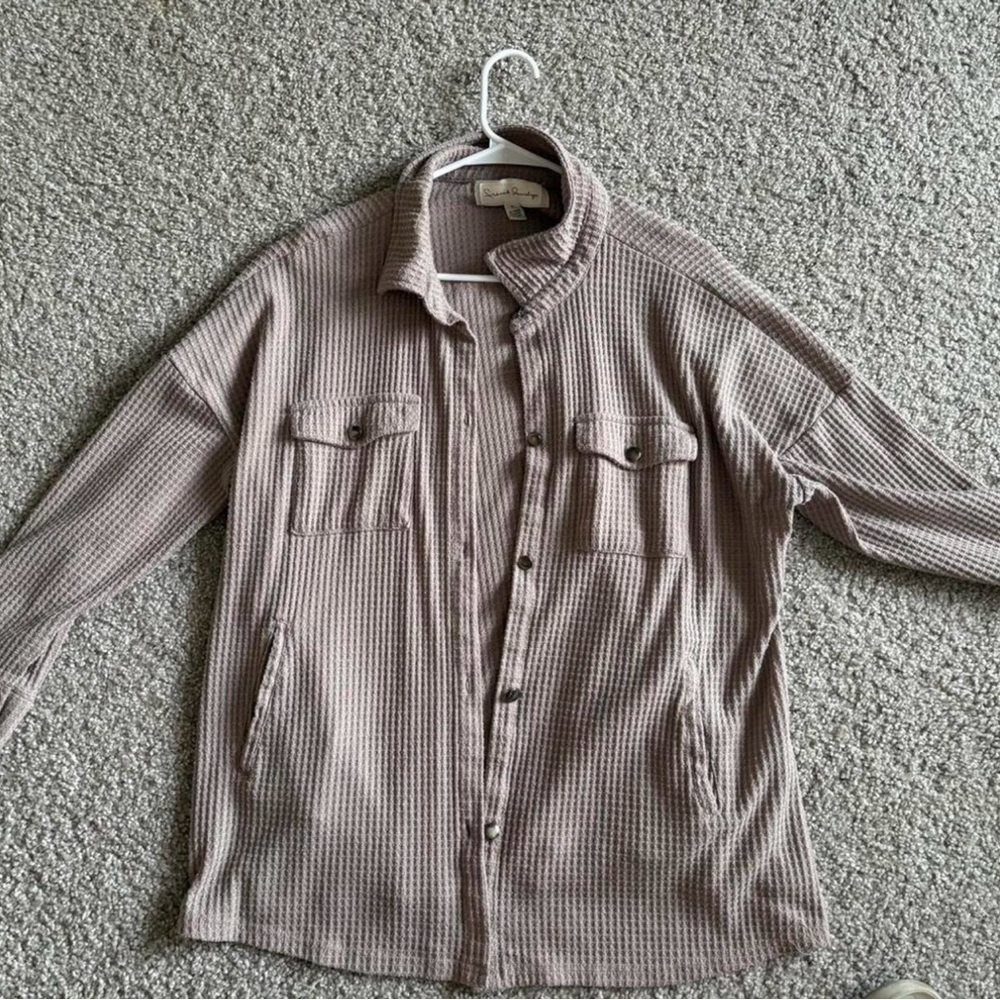 French Laundry Mauve Long Sleeve Top